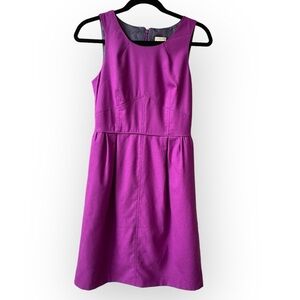 J. Crew Purple Sleeveless Dress
